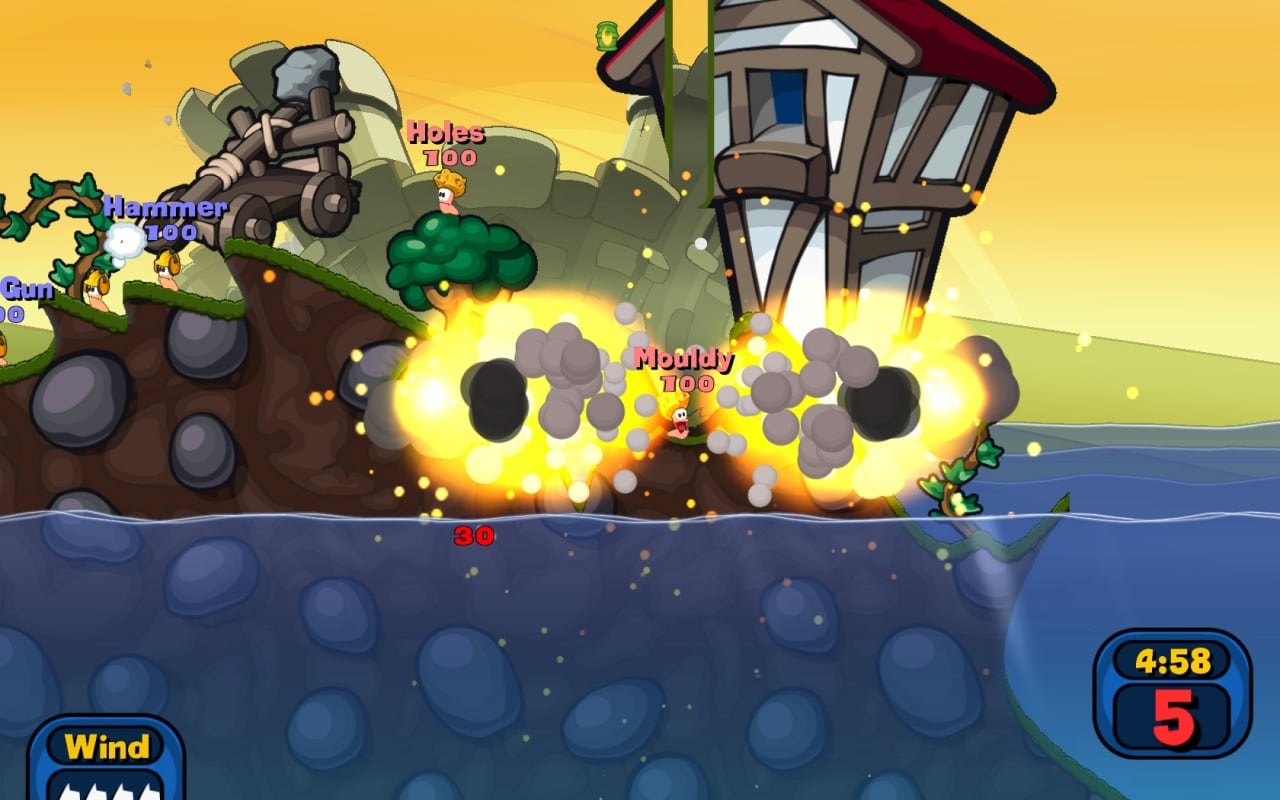《百战天虫：重装上阵》[Worms Reloaded] 游戏截图2