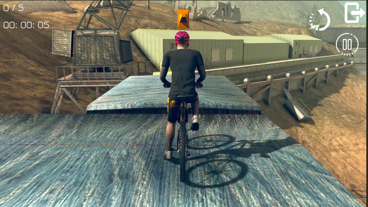 自行车挑战 - 荒地[Bicycle Challenge - Wastelands] 游戏截图2