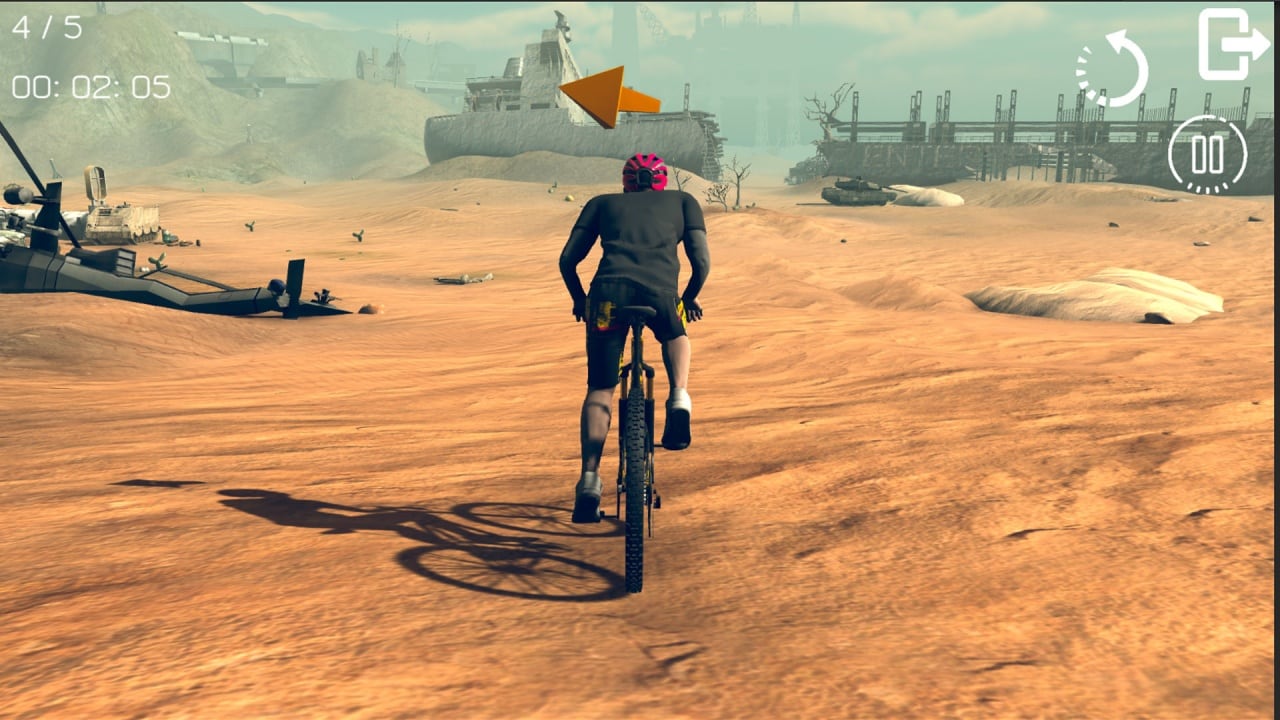 自行车挑战 - 荒地[Bicycle Challenge - Wastelands] 游戏截图6