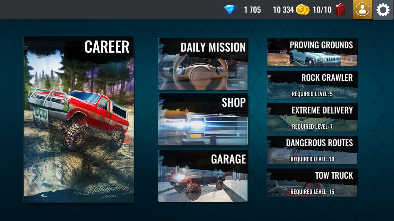 4x4 越野驾驶模拟器[Offroad Driving Simulator 4x4] 游戏截图2