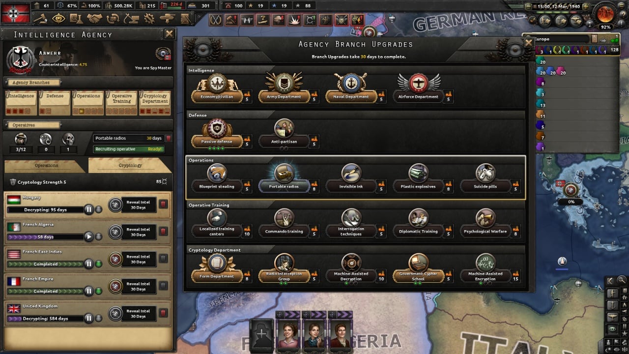 钢铁雄心4：反抗军[Hearts of Iron 4: La Résistance] 游戏截图3