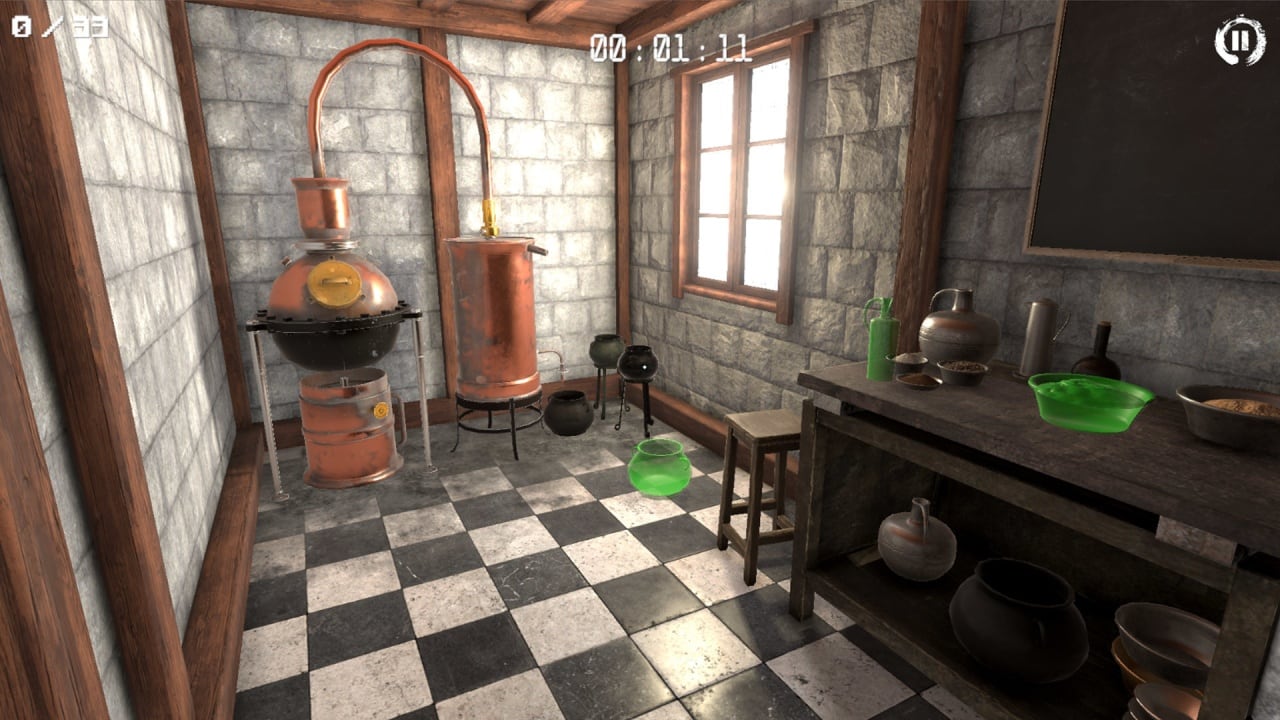 3D 拼图 - 炼金术士之家[3D PUZZLE - Alchemist House] 游戏截图3