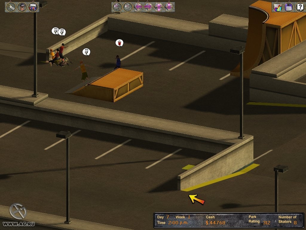 终极滑板公园大亨[Ultimate Skateboard Park Tycoon] 游戏截图3