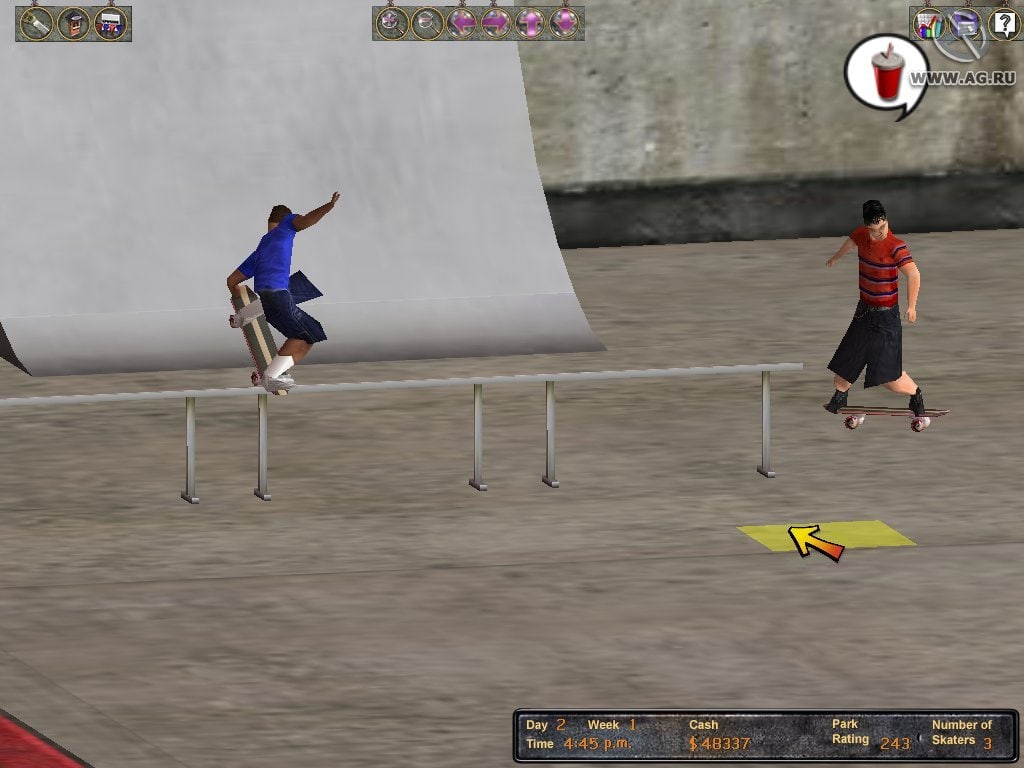 终极滑板公园大亨[Ultimate Skateboard Park Tycoon] 游戏截图4
