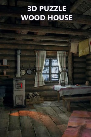 3D拼图-木屋[3D PUZZLE - Wood House] 游戏封面