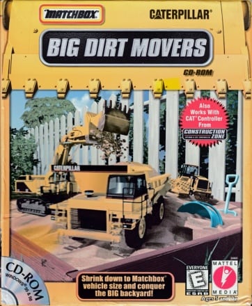 火柴盒毛毛虫大型泥土搬运车[MatchBox Caterpillar Big Dirt Movers] 游戏封面