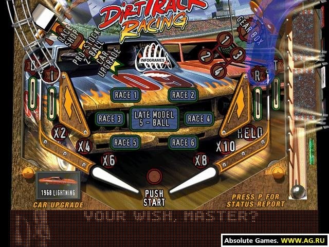 土道赛车弹球[Dirt Track Racing Pinball] 游戏截图2