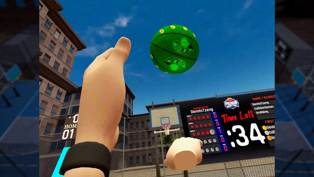 篮球VR[Pickup Basketball VR] 游戏截图3