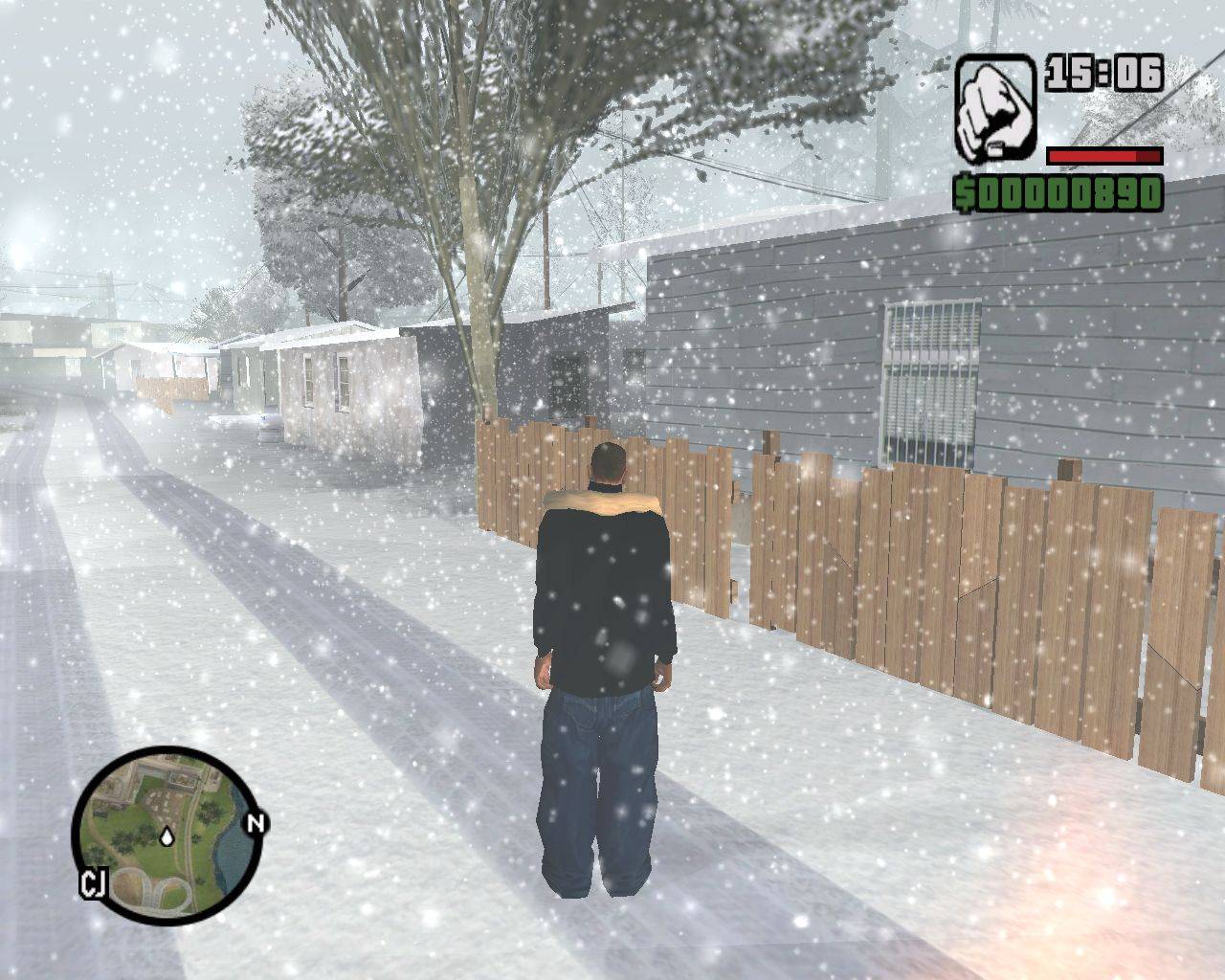 侠盗猎车手：圣安地列斯 - 冬季版[Grand Theft Auto: San Andreas - Winter Edition] 游戏截图4