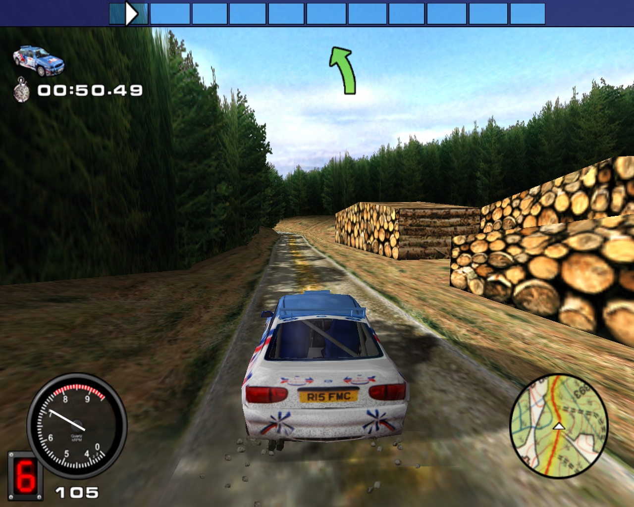 2000年拉力锦标赛[Rally Championship 2000] 游戏截图3