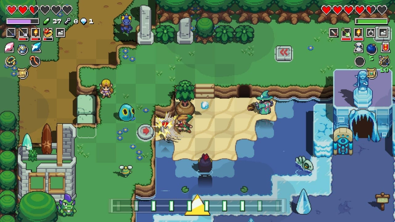海拉尔的节奏：以塞尔达传说为特色的死灵舞者的地穴[Cadence of Hyrule: Crypt of the NecroDancer Featuring The Legend of Zelda] 游戏截图4