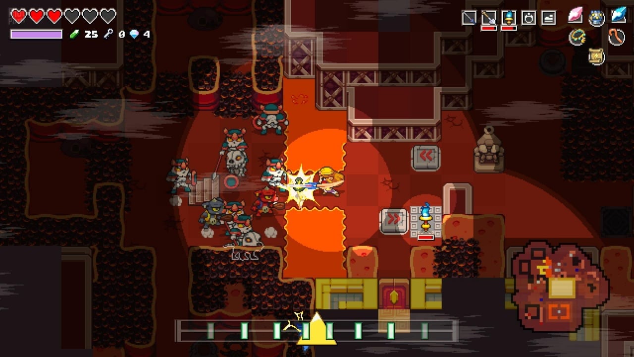 海拉尔的节奏：以塞尔达传说为特色的死灵舞者的地穴[Cadence of Hyrule: Crypt of the NecroDancer Featuring The Legend of Zelda] 游戏截图2