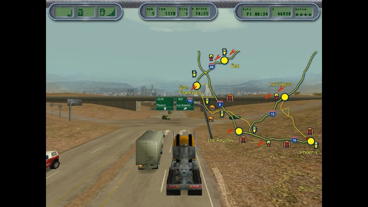 18 个钢轮：硬卡车[18 Wheels of Steel: Hard Truck] 游戏截图6