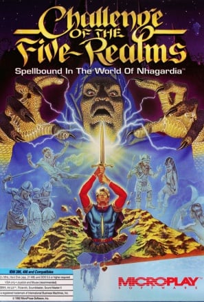 五界挑战：纳加迪亚世界的着迷[Challenge of the Five Realms: Spellbound in the World of Nhagardia] 游戏封面
