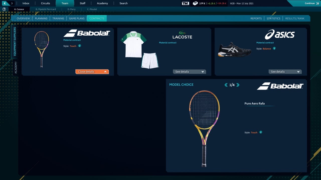 网球经理 2021[Tennis Manager 2021] 游戏截图5