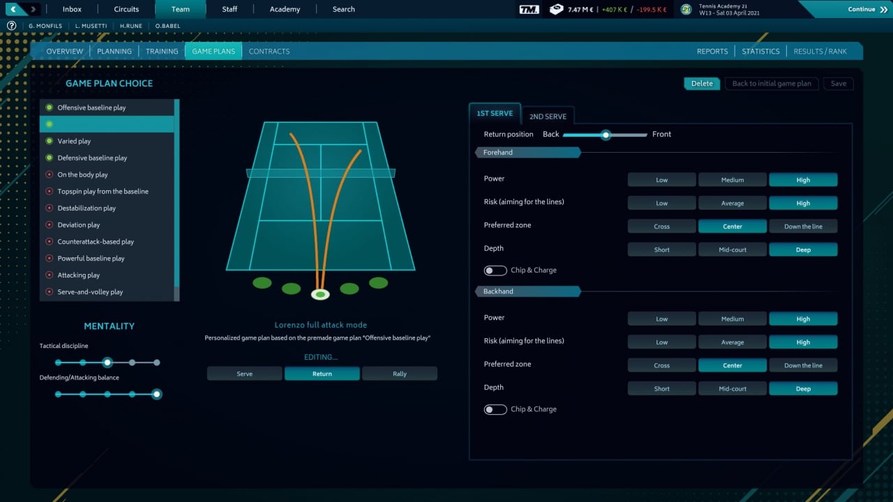 网球经理 2021[Tennis Manager 2021] 游戏截图4