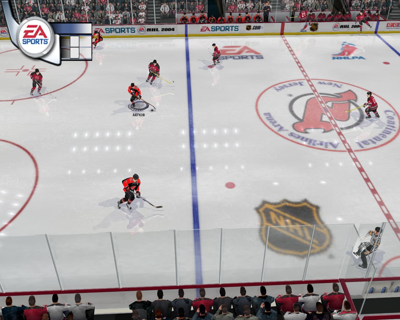 NHL 2004：俄罗斯冰球联盟[NHL 2004: Russian Hockey League] 游戏截图4
