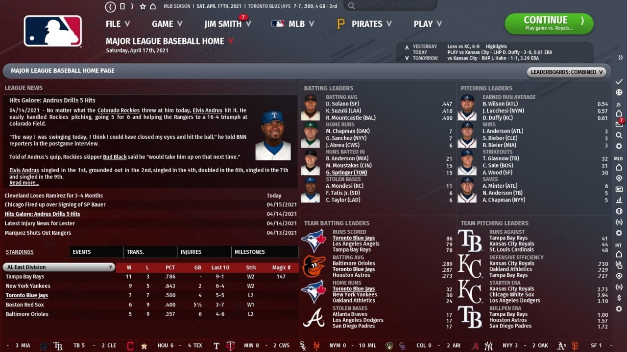 户外棒球 22[Out of the Park Baseball 22] 游戏截图10