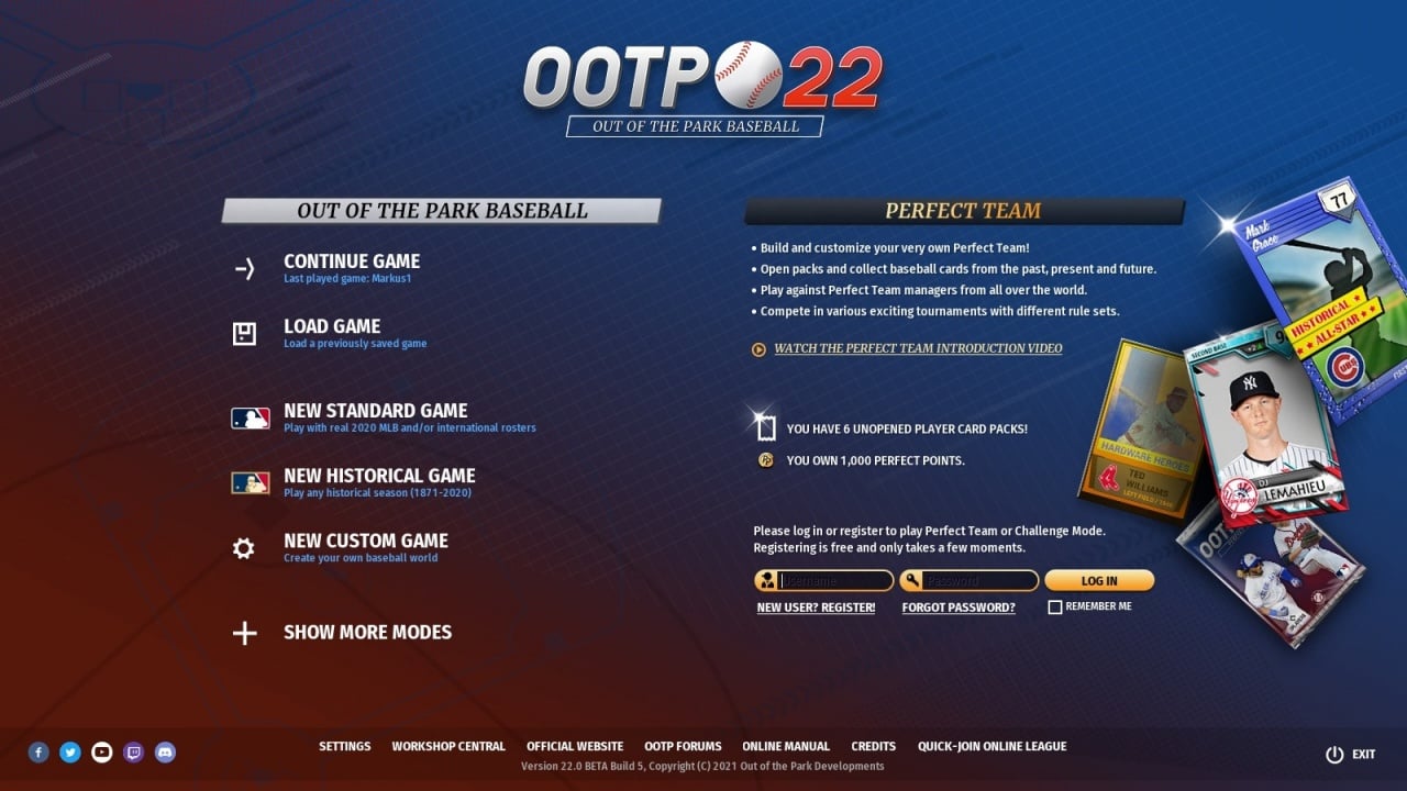 户外棒球 22[Out of the Park Baseball 22] 游戏截图2