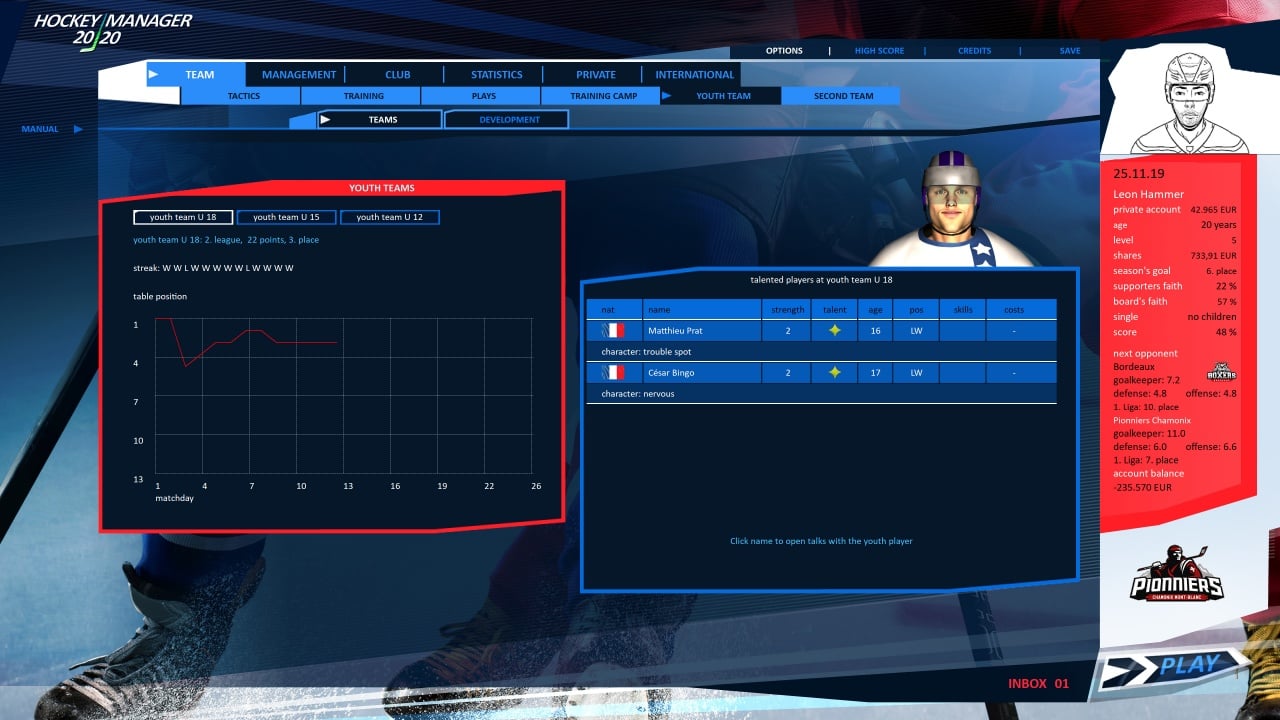 曲棍球经理 20|20[Hockey Manager 20|20] 游戏截图12