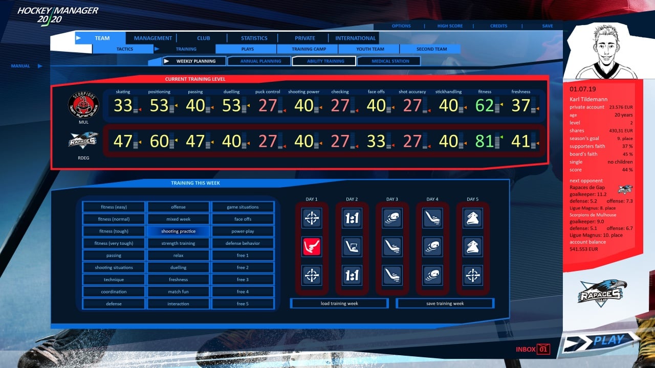 曲棍球经理 20|20[Hockey Manager 20|20] 游戏截图6