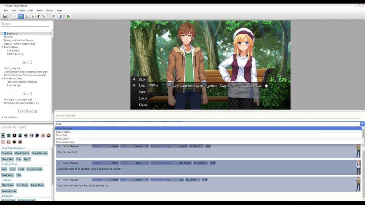 视觉小说制作者[Visual Novel Maker] 游戏截图5