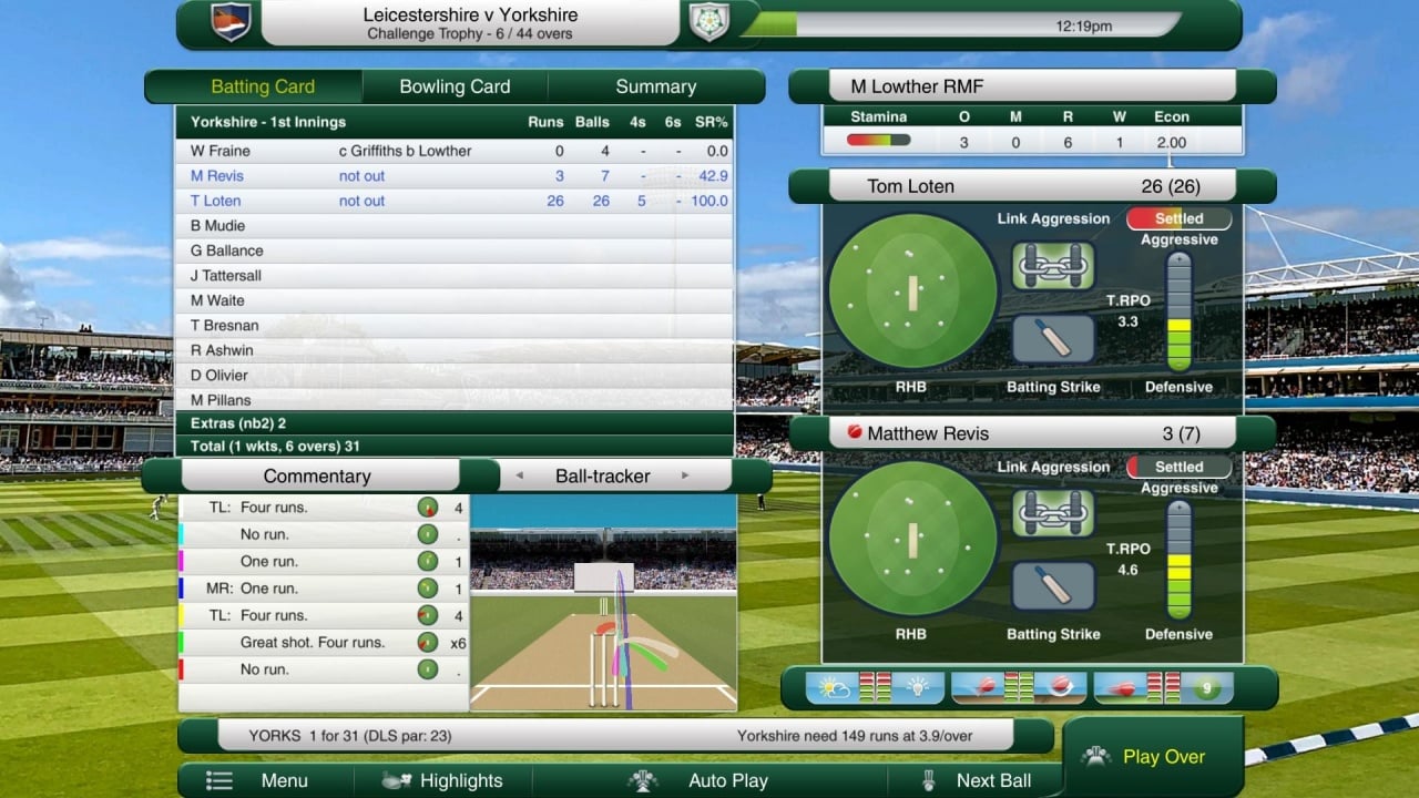 板球队长 2020[Cricket Captain 2020] 游戏截图5