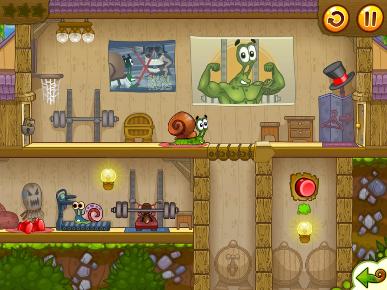 蜗牛鲍勃2：小麻烦[Snail Bob 2: Tiny Troubles] 游戏截图5