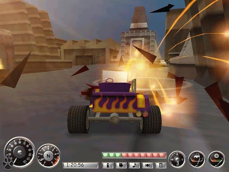 狂野的车轮（嗡嗡作响的汽车）[Wild Wheels (Buzzing Cars)] 游戏截图4