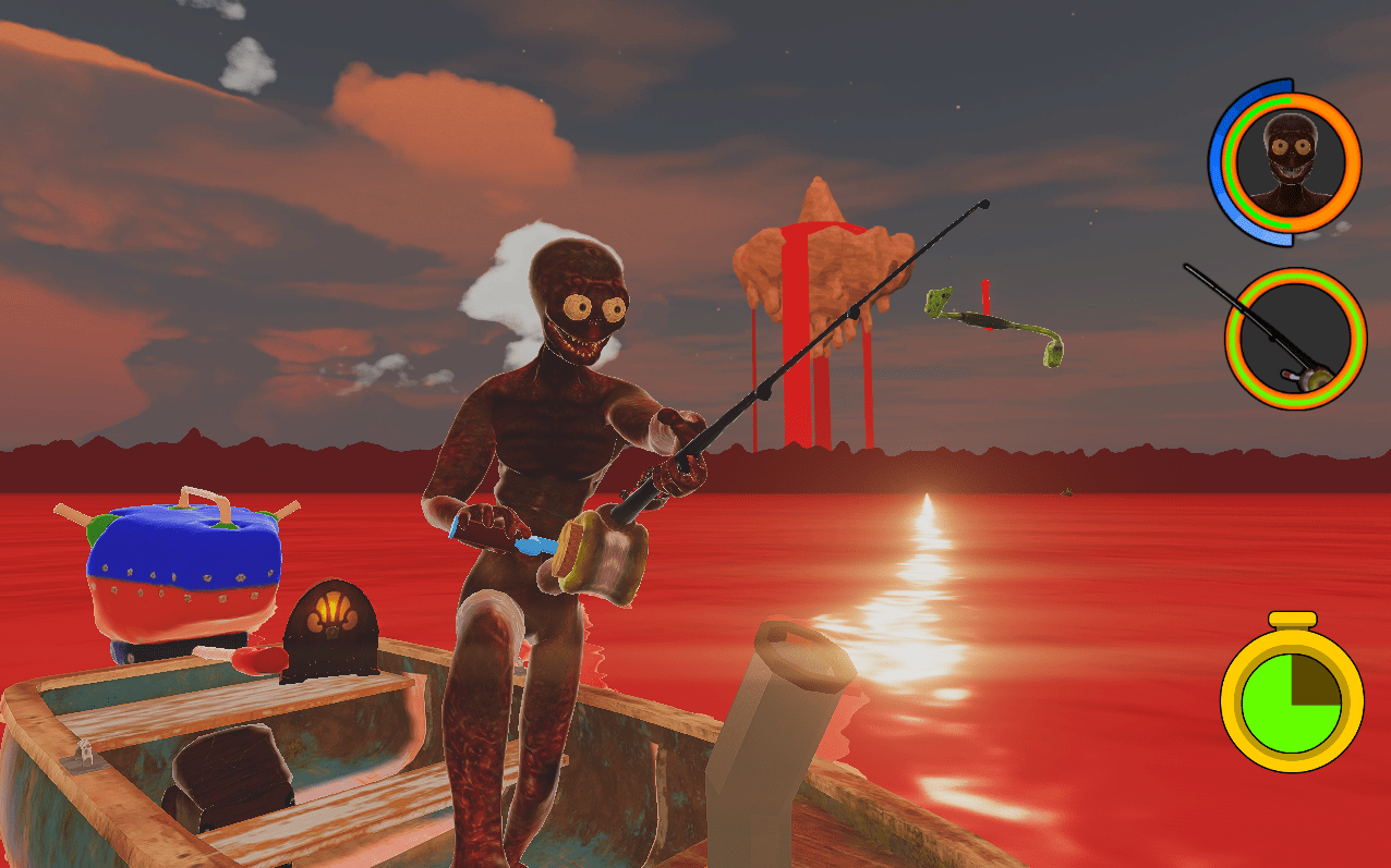 噩梦钓鱼大赛3D[Nightmare Fishing Tournament 3D] 游戏截图3