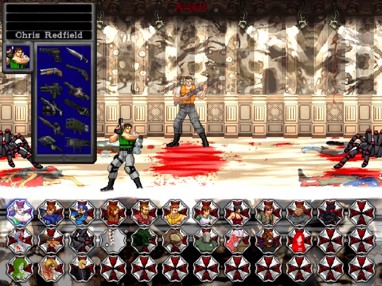 M.U.G.E.N 生化危机[M.U.G.E.N Resident Evil] 游戏截图4