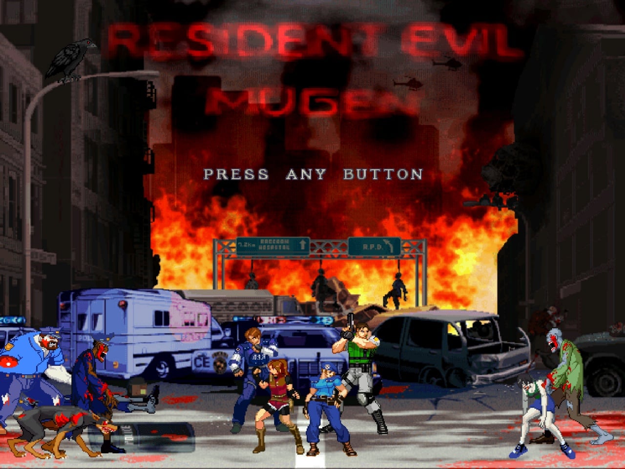 M.U.G.E.N 生化危机[M.U.G.E.N Resident Evil] 游戏截图3