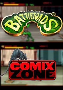 战蟾蜍和漫画区[Battletoads & Comix Zone] 游戏封面