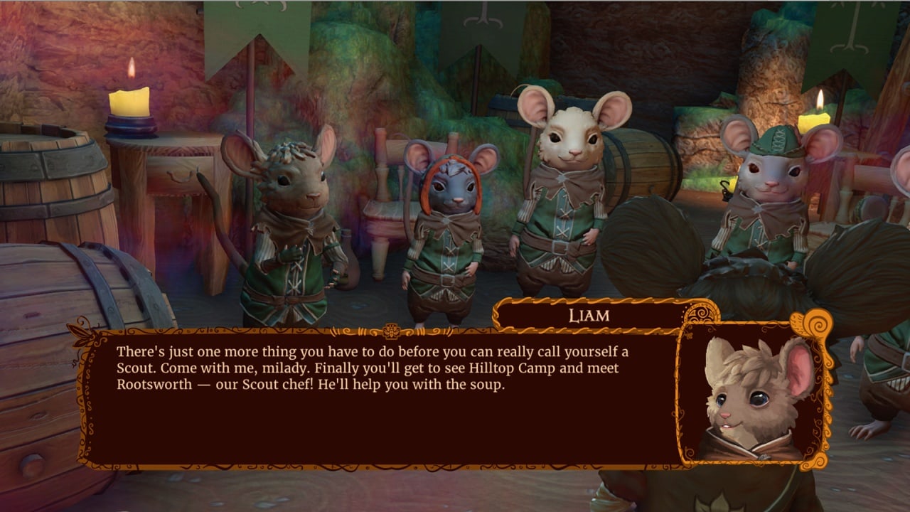 红墙失落的传奇：侦察兵第一幕[The Lost Legends of Redwall: The Scout Act 1] 游戏截图6