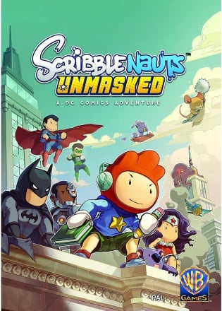 Scribblenauts 揭秘：DC 漫画冒险[Scribblenauts Unmasked: A DC Comics Adventure] 游戏封面
