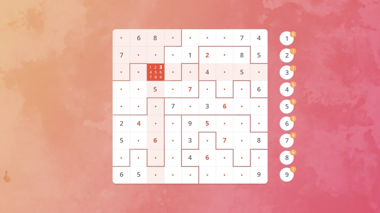 数独拼图[Sudoku Jigsaw] 游戏截图3