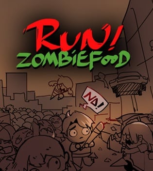奔跑吧！僵尸食物！[Run!ZombieFood!] 游戏封面
