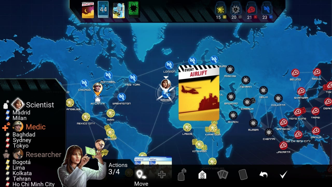 流行病：棋盘游戏[Pandemic: The Board Game] 游戏截图5