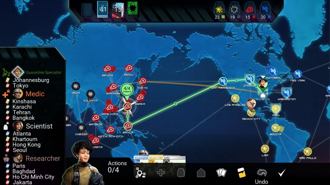 流行病：棋盘游戏[Pandemic: The Board Game] 游戏截图4