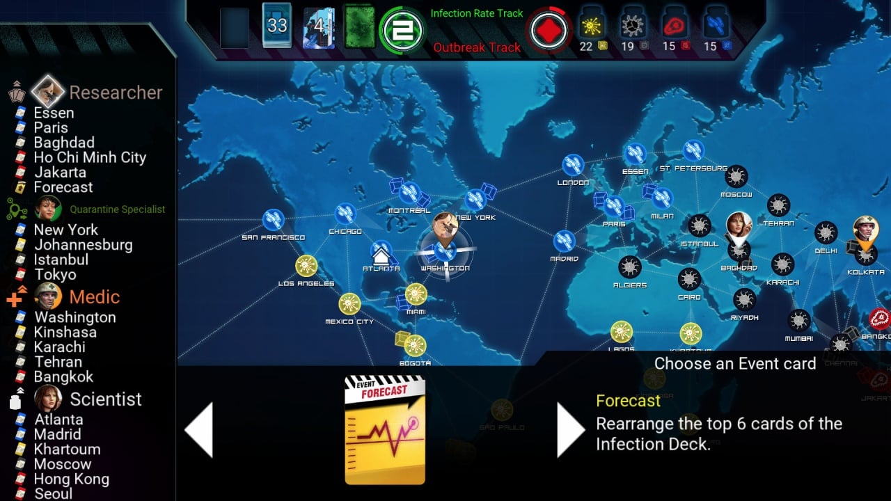 流行病：棋盘游戏[Pandemic: The Board Game] 游戏截图3