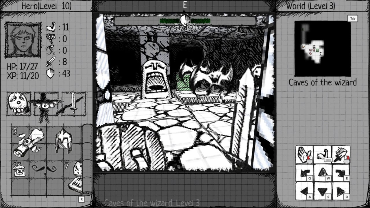 Drawngeon：墨与纸的地下城[Drawngeon: Dungeons of Ink and Paper] 游戏截图2
