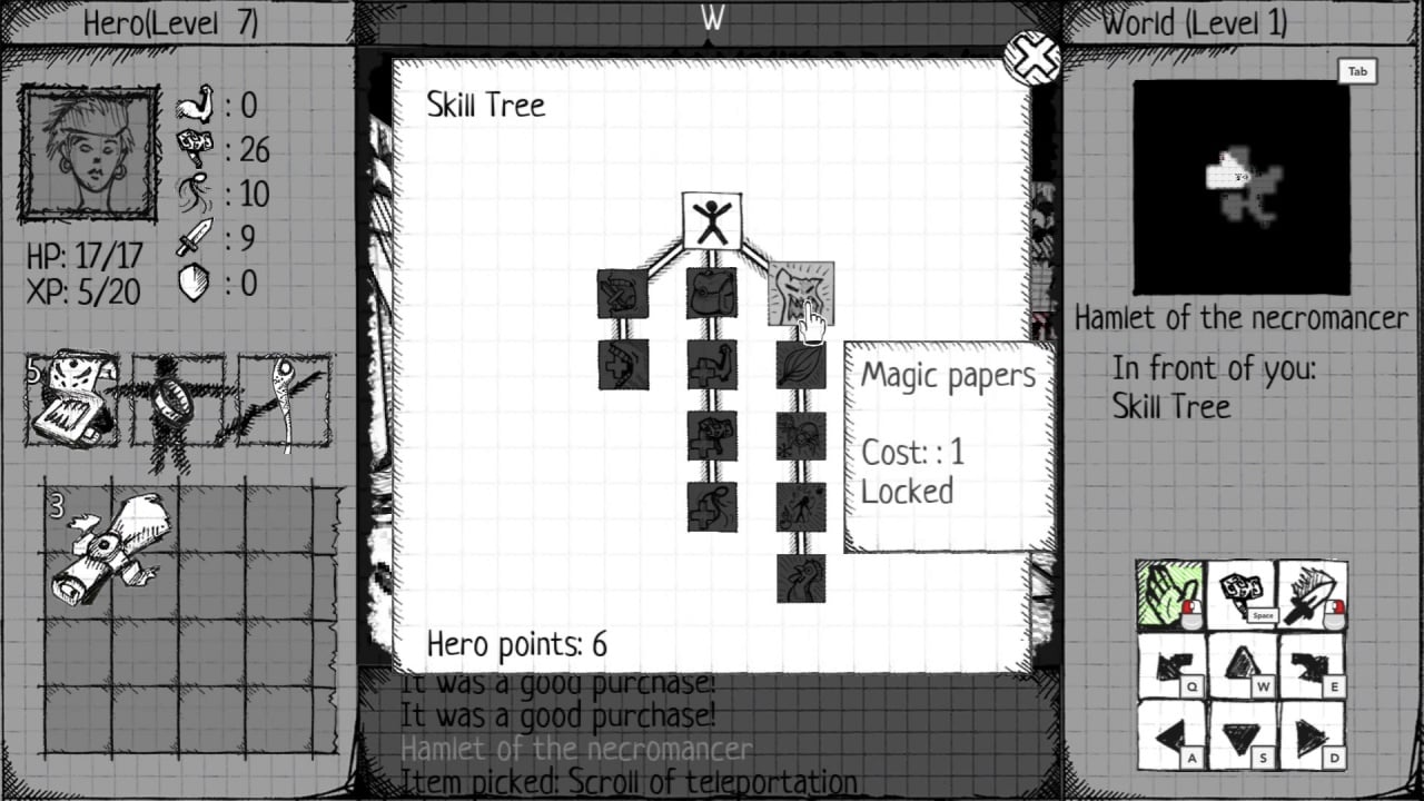 Drawngeon：墨与纸的地下城[Drawngeon: Dungeons of Ink and Paper] 游戏截图3