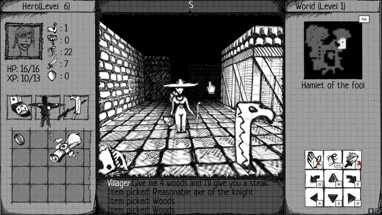 Drawngeon：墨与纸的地下城[Drawngeon: Dungeons of Ink and Paper] 游戏截图5