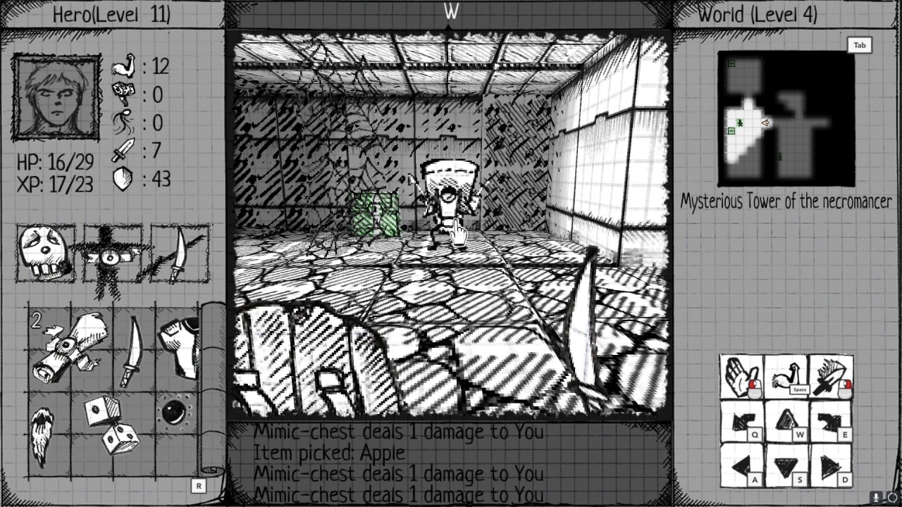Drawngeon：墨与纸的地下城[Drawngeon: Dungeons of Ink and Paper] 游戏截图8