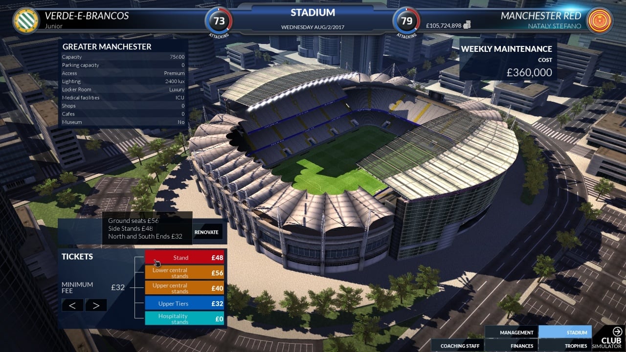 足球俱乐部模拟器[Football Club Simulator] 游戏截图6
