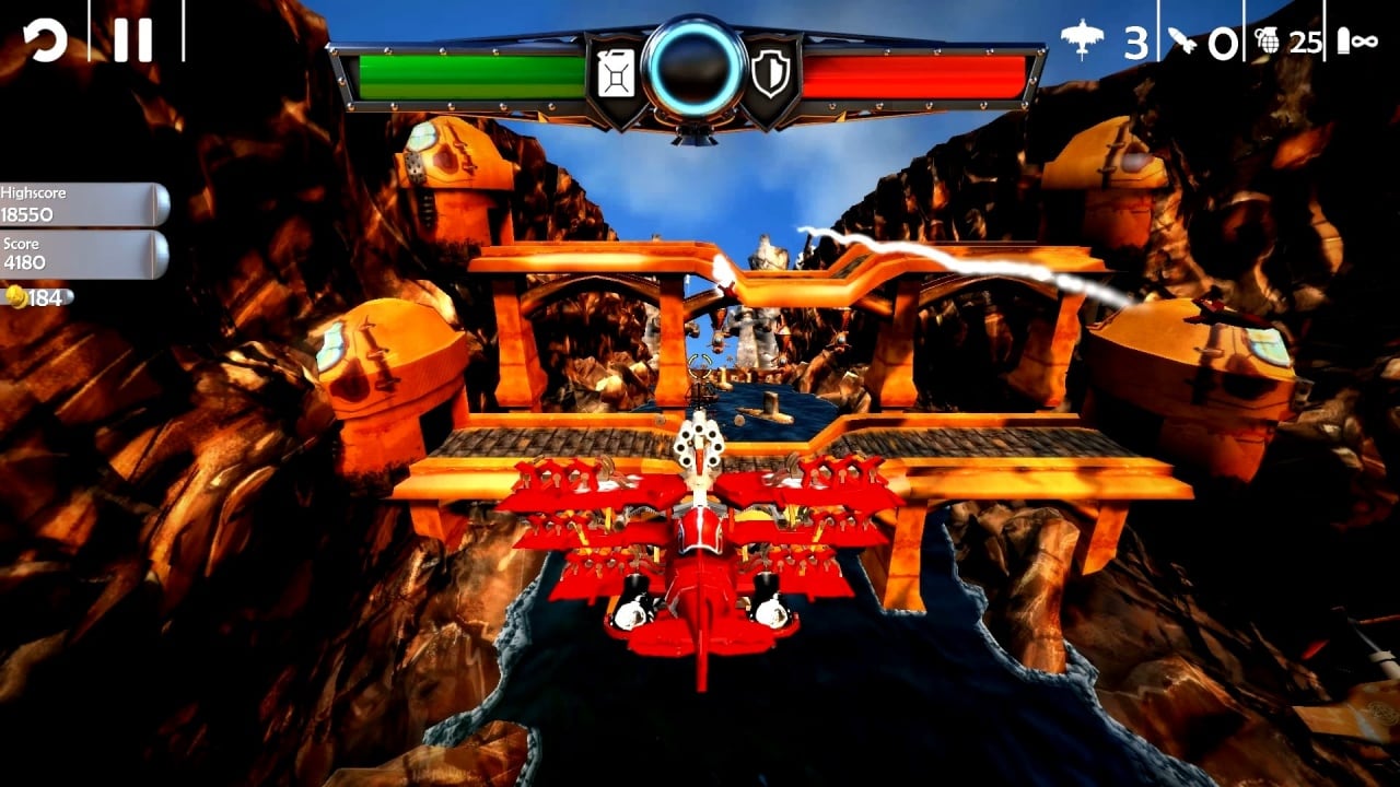红巴顿与空贼[Red Barton and The Sky Pirates] 游戏截图4
