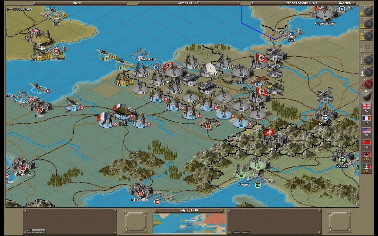 战略指挥：未知的战争[Strategic Command: Unknown War] 游戏截图3