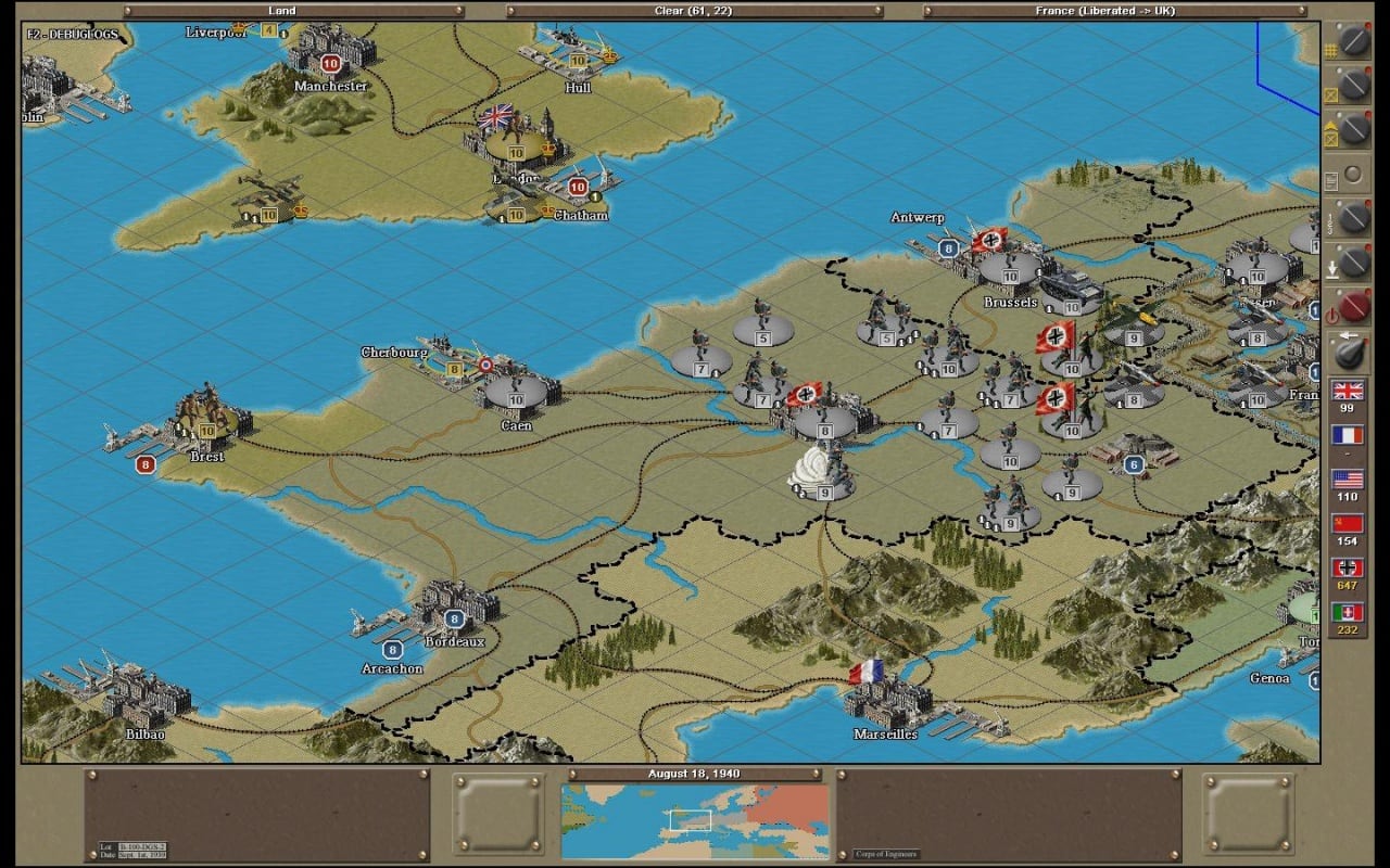战略指挥：未知的战争[Strategic Command: Unknown War] 游戏截图11