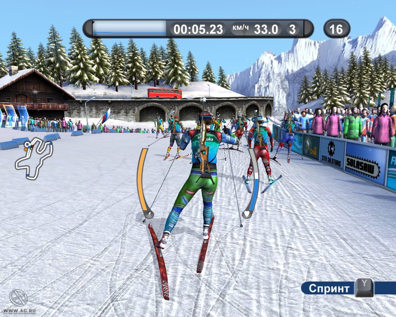 2009 年 RTL 冬季两项[RTL Biathlon 2009] 游戏截图11