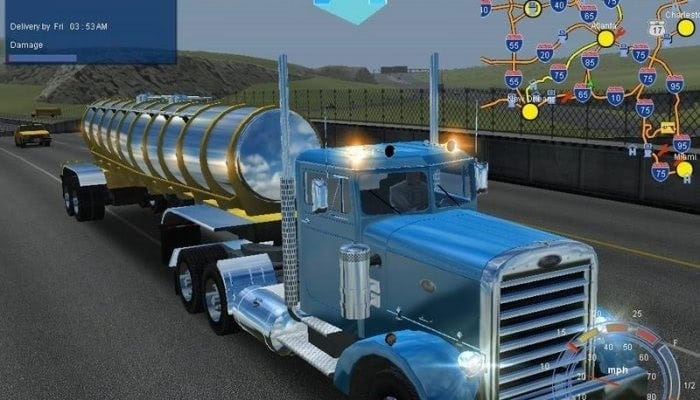 18个钢轮。道路灰尘[18 steel wheels. Dust of roads] 游戏截图4